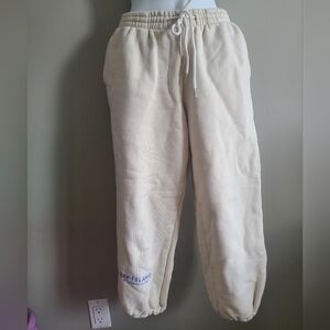 Drmers Club "DRMERLAND" Cream Joggers - Size S